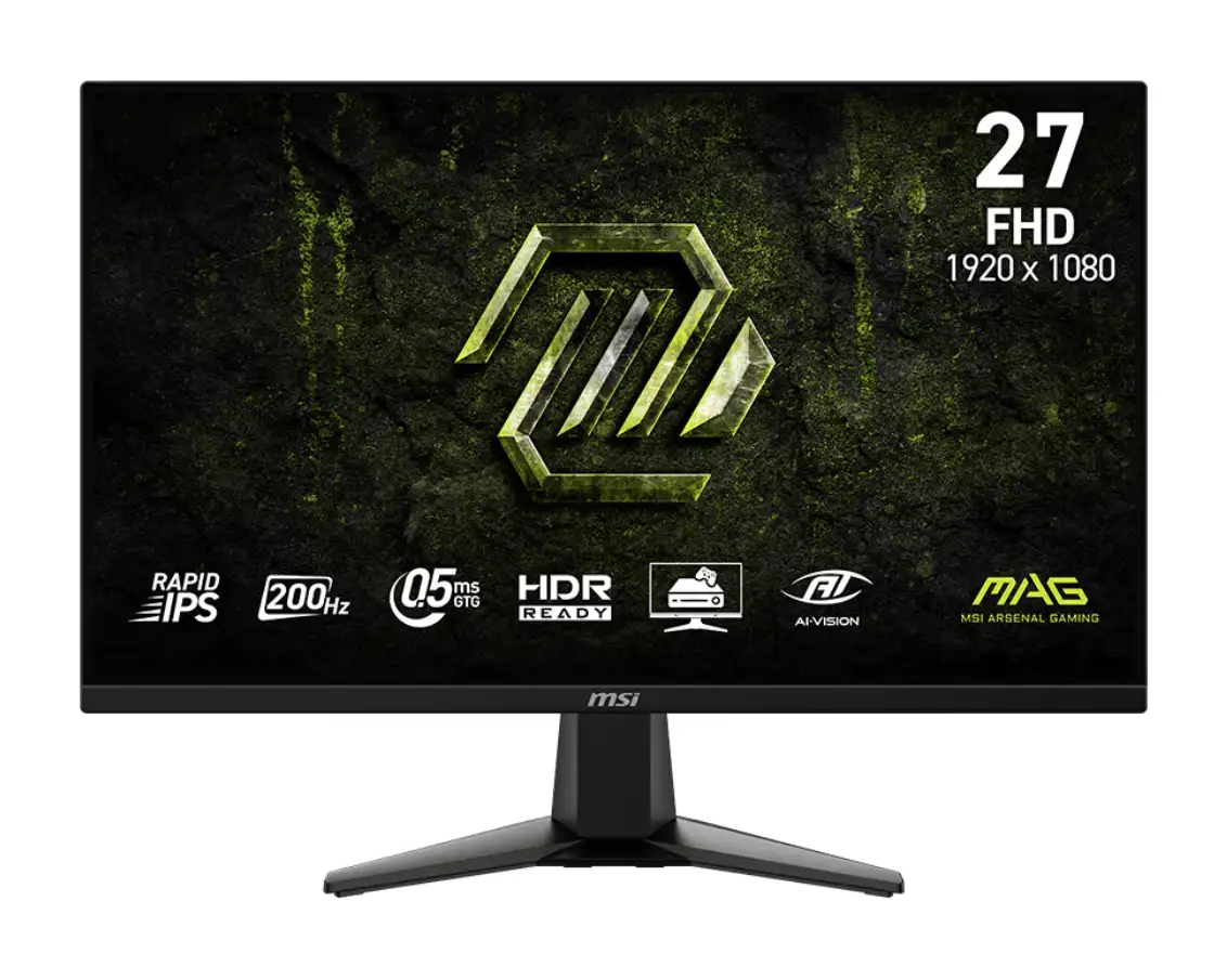 MSI MAG 275QF, 27" FHD, 200Hz, DP, HDMI, MAG 275F E20