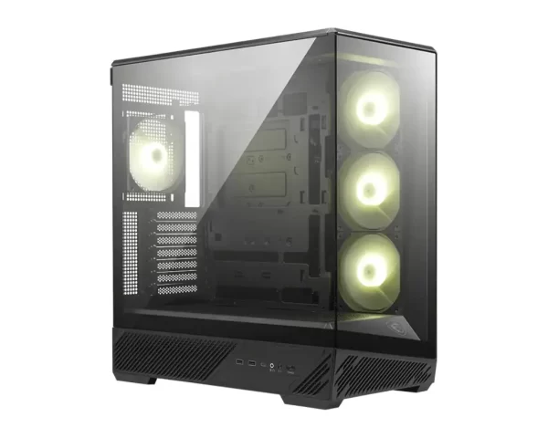 KUĆIŠTE MAG PANO 130R PZ, ATX, MID TOWER, 4x 120mm ARGB ventilatora, crno