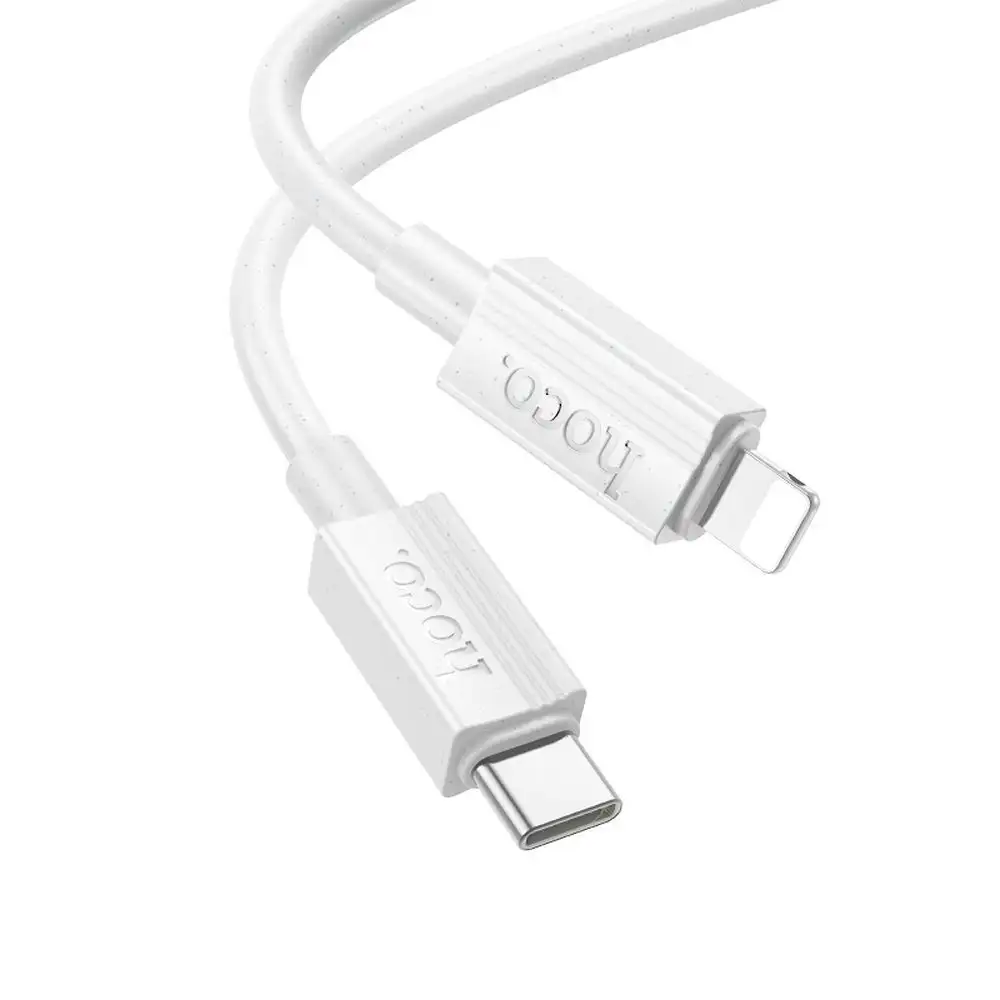 Kabel USB C na Lightning Hoco PD 27W 1 m X107 bijeli