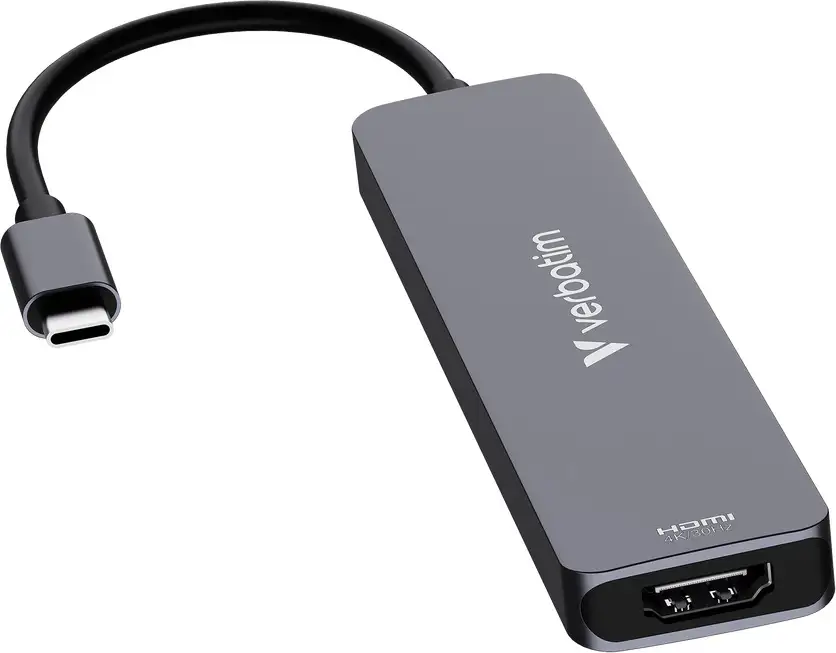 Verbatim USB-C Essentials Multiport Hub 7 priključaka: HDMI, USB-C, USB-C 3.2 Gen 1, 2 x USB-A 3.2 Gen 1, SD i microSD - Slika 2