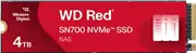WD Red SSD SN700 NVMe 4TB GB M.2 2280