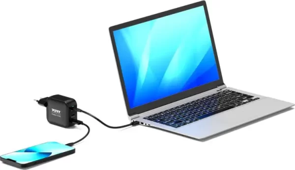 Port zidni punjač 100W type C,GaN2+USB-C kabel 2m