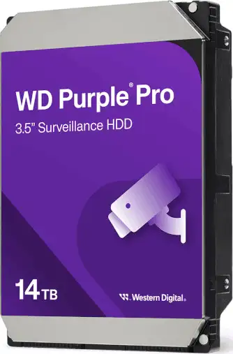 WD Purple WD142PURP 14TB, 3,5", 512MB 7200rpm