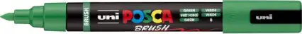 Marker Uni pc-5br brush Posca zeleni