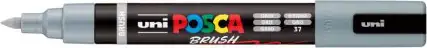 Marker Uni pc-5br brush Posca sivi