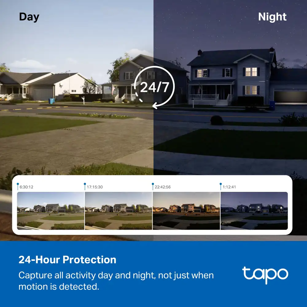 TP-Link Tapo C660 kamera + Tapo A201 Solar panel 4K 8MP(3840×2160 px), F1.6, Full-Color Night Vision, microSD, 2×Spotlights, dvosmjerni audio, detekcija pokreta, vodootporna IP65, Wi-Fi, Tapo app - Slika 3