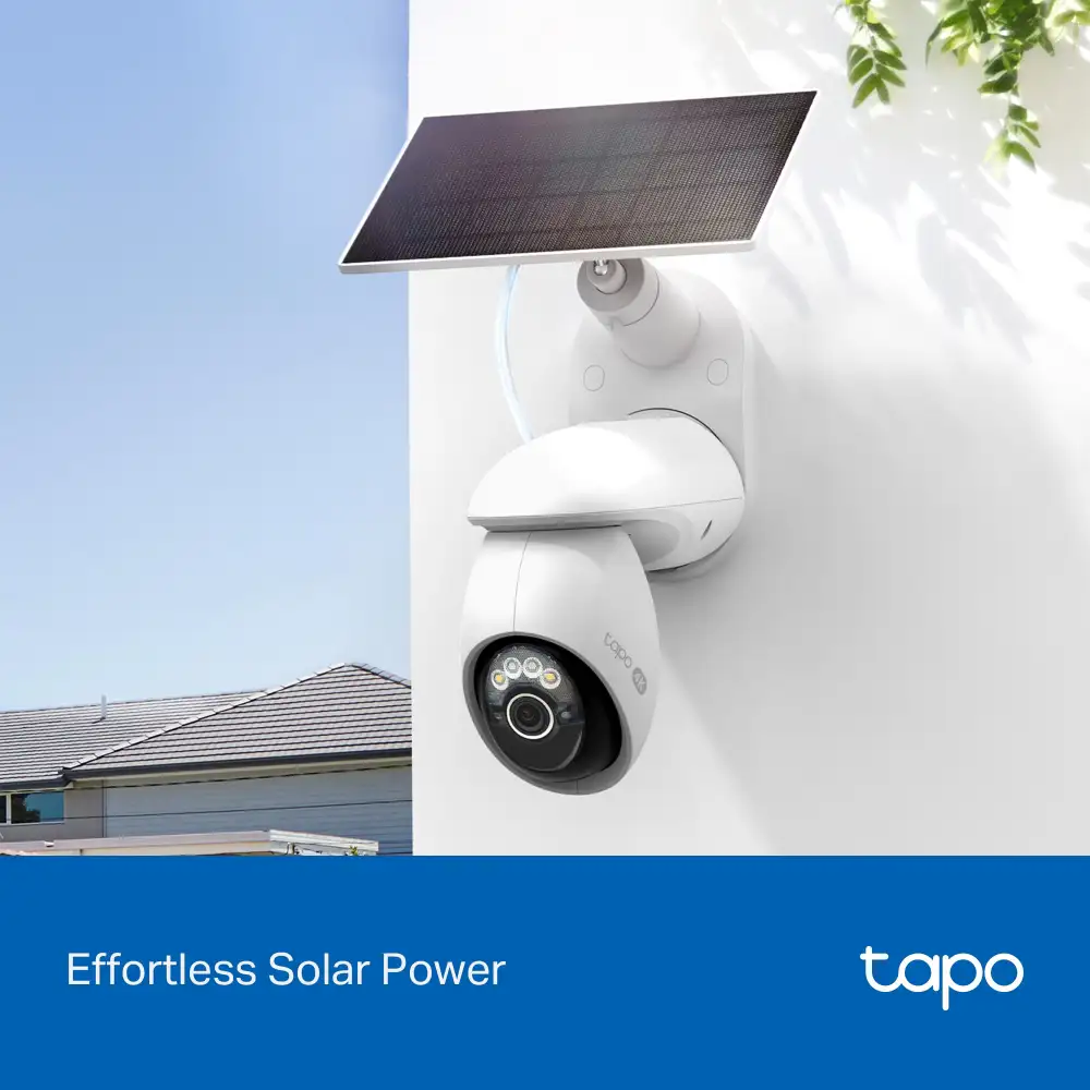 TP-Link Tapo C660 kamera + Tapo A201 Solar panel 4K 8MP(3840×2160 px), F1.6, Full-Color Night Vision, microSD, 2×Spotlights, dvosmjerni audio, detekcija pokreta, vodootporna IP65, Wi-Fi, Tapo app - Slika 5