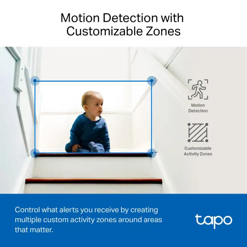 TP-Link Tapo C230 AI kamera 3K 5MP, H.264, 360°/114° Pan/Tilt, Advanced Night Vision, microSD, dvosmjerni audio, AI detekcija pokreta, Wi-Fi, Tapo app - Slika 3