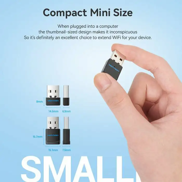 MREŽNI ADAPTER USB WI-FI 2.4G VENTION KDRB0 CRNI - Slika 4
