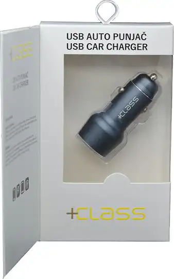 AUTO PUNJAČ +CLASS FAST IZLAZ SMART 8+USB 2.4 ALUMINIJSKI - Slika 2