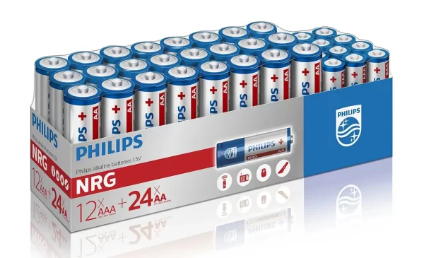 Philips baterije 24xAA+12xAAA, 36 komada