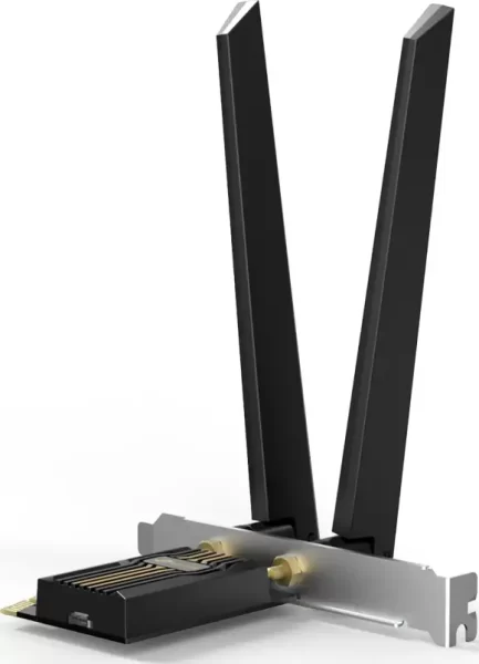 TP-Link BE9300 Archer TBE552E bežični Tri-Band Wi-Fi 7, BT5.4 PCI-E adapter, 5760Mbps/2880Mbps/688Mbps (2.4GHz/5GHz/6GHz), MLO, 2×antene