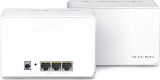 Mercusys Halo H80X(2-Pack) AX3000 Whole Home Mesh WiFi 6, Dual-Band 574Mbps/2402Mbps (2.4GHz/5GHz), 802.11ax/n/b/g 2.4 GHz - 802.11ax/ac/n/a 5 GHz, 3×G-LAN, Mercusys app - Slika 2