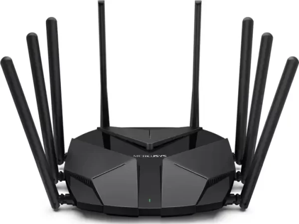 Mercusys MR90X AX600 bežični usmjerivač (Dual-Band WiFi 6 Router) 1148Mbps/4804Mbps (2.4GHz/5GHz),802.11ax/ac/a/b/g/n, 2×G-LAN, 1×G-WAN, 1× 2.5 Gbps WAN/LAN, 8x dBi fiksne omni-direkcione antene