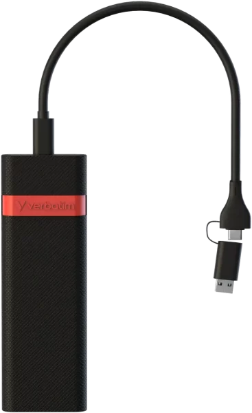 Verbatim Store 'n' Go kućište za M.2 NVMe SSD dizajn bez alata, M-Key, B+M Key, USB 3.2 Gen1