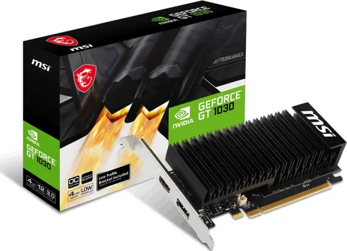 MSI GeForce GT 1030 4GHD4 LP OC, 4GB GDDR4/64-bit, PCIe 3.0, HDMI/DP, Low Profile - Slika 2