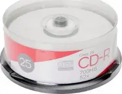 CD-R Platinet Omega #56303 700MB 52x, Spindle 25/1