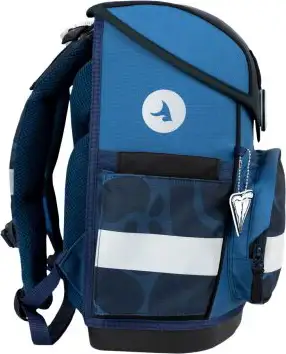 Torba školska Belmil compact with patches wave storm 405-41/AG/B/12 - Slika 4