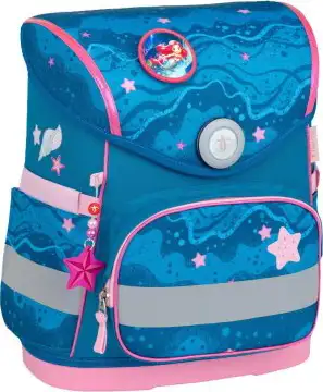 Torba školska Belmil compact with patches mermaid 405-41/AG/B/3