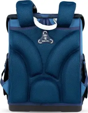 Torba školska Belmil compact with patches wave storm 405-41/AG/B/12 - Slika 6