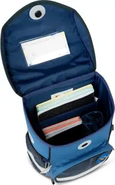 Torba školska Belmil compact with patches wave storm 405-41/AG/B/12 - Slika 9