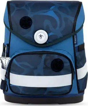 Torba školska Belmil compact with patches wave storm 405-41/AG/B/12 - Slika 2