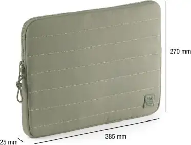 Zaštitna navlaka za prijenosno računalo Miquelrius khaki 15" i 16" 38,5x27x2,5cm MR19599 - Slika 2