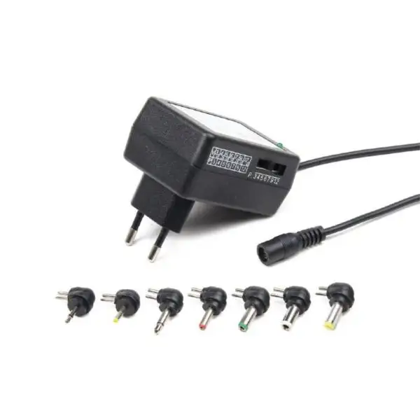 Gembird Universal AC-DC adapter, 12 W, EG-MC-008