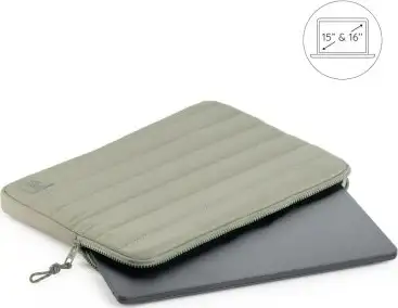 Zaštitna navlaka za prijenosno računalo Miquelrius khaki 15" i 16" 38,5x27x2,5cm MR19599 - Slika 3