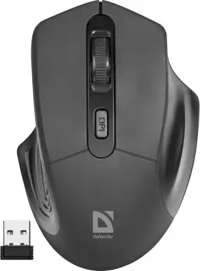 Miš Defender Datum MB-345, optički bežični, crni 52345