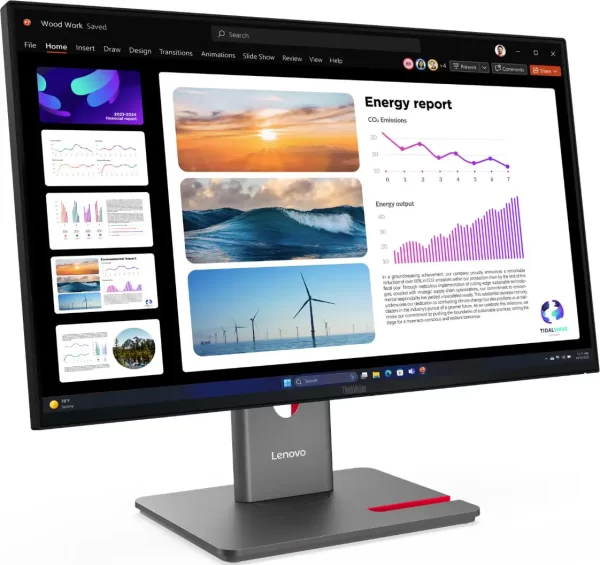 Lenovo P24Q-40 QHD IPS, HDMI, DP, USB-C, 64B2GAT1EU