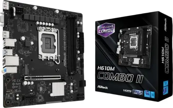 Asrock Intel LGA1700 H610M COMBO II, H610M COMBO II