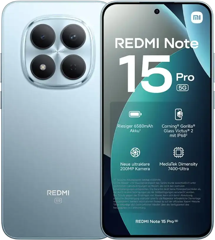Mobitel Xiaomi Redmi Note 15 Pro 5G 8/256GB, plavi