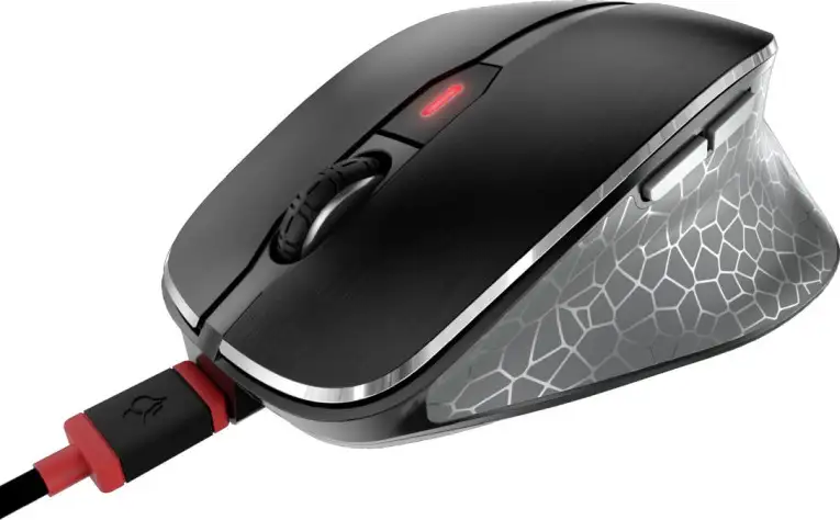 Cherry MW 8C Ergo bežični/BT optički miš, AES-128, USB, crni - Slika 5
