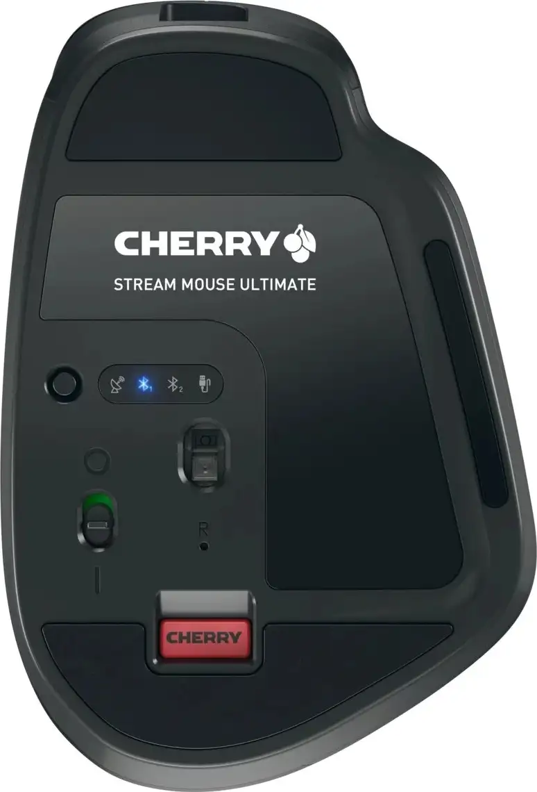 Cherry STREAM ULTIMATE ergonomski miš, crni - Slika 3