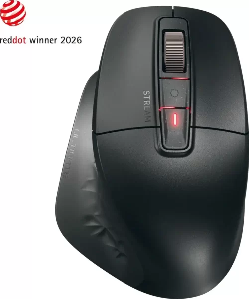 Cherry STREAM ULTIMATE ergonomski miš, crni