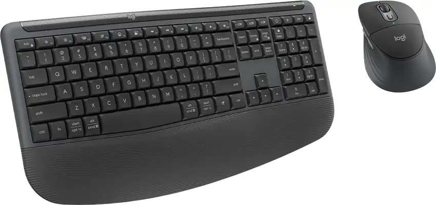 Logitech MK880 Signature Comfort Plus bluetooth bežična tipkovnica+miš, graphite (920-014161)
