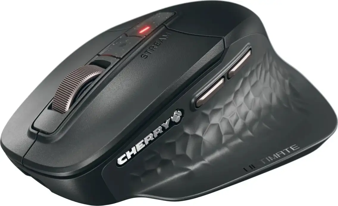 Cherry STREAM ULTIMATE ergonomski miš, crni - Slika 2