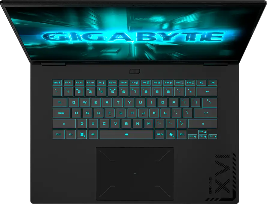 GIGABYTE Notebook A16 16" (1920x1200, 165Hz) WUXGA, IPS, AMD Ryzen 7 260, 16GB (1x16GB) DDR5 5200, NVIDIA RTX 5060 GDDR7 8GB, Gen4 512GB, Backlit, FreeDOS