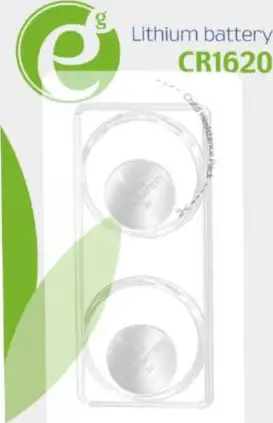 Gembird Button cell CR1620, 2-pack, EG-BA-CR1620-01