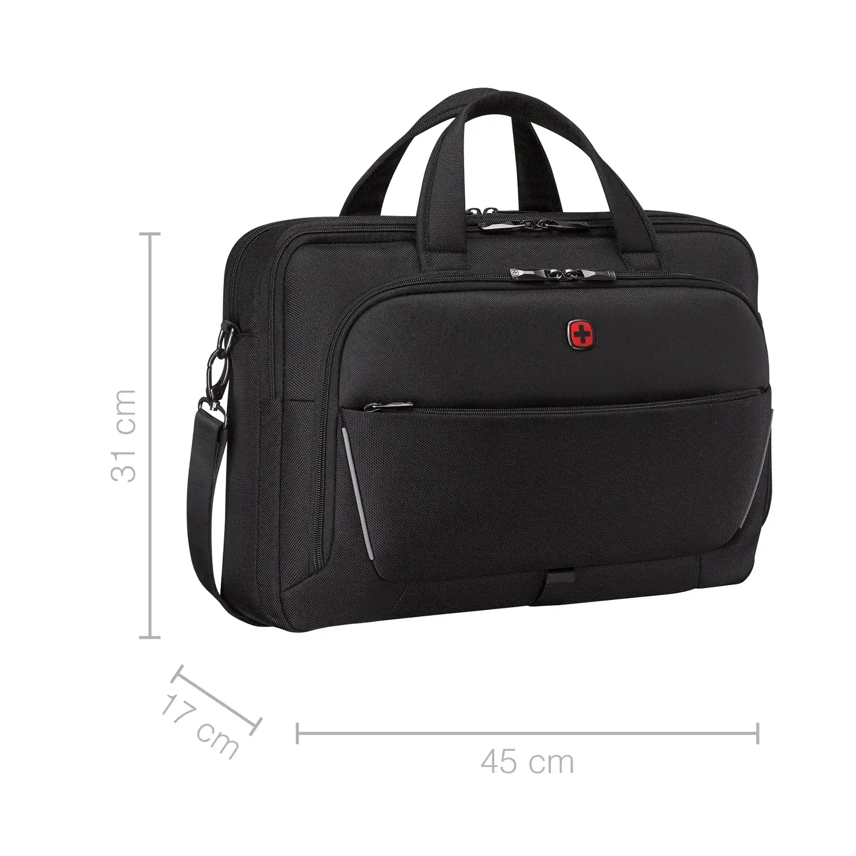 Wenger torba Meteor Brief (poslovna) za prijenosnike do 17", crna - Slika 7