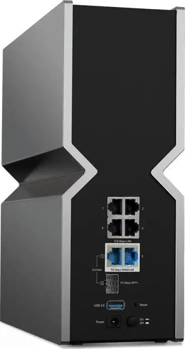 TP-Link BE1900 bežični usmjerivač (Tri-Band Router Wi-Fi 7), 1376Mbps/5760Mbps/11520Mbps (2.4GHz/5GHz/6GHz), 4×4 MU-MIMO, 802.11be, 1×10G WLAN , 4×2.5G LAN, 1×10G SFP+/RJ4, USB3.0, 8×antene - Slika 2