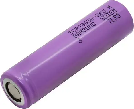 BATERIJA PUNJIVA SAMSUNG LI-ION ICR18650-26JM 3,6 V PCB 2600mAh