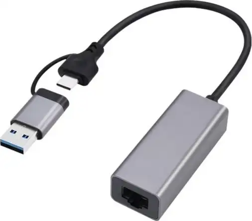Gembird USB 2.5G Gigabit network adapter, space grey, A-USB3AC-LAN2G01