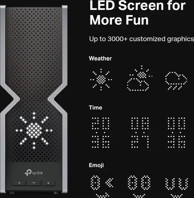 TP-Link BE1900 bežični usmjerivač (Tri-Band Router Wi-Fi 7), 1376Mbps/5760Mbps/11520Mbps (2.4GHz/5GHz/6GHz), 4×4 MU-MIMO, 802.11be, 1×10G WLAN , 4×2.5G LAN, 1×10G SFP+/RJ4, USB3.0, 8×antene - Slika 8