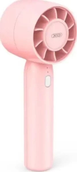 PRIJENOSNI MINI STOLNI I RUČNI VENTILATOR XO MF93 ROZI