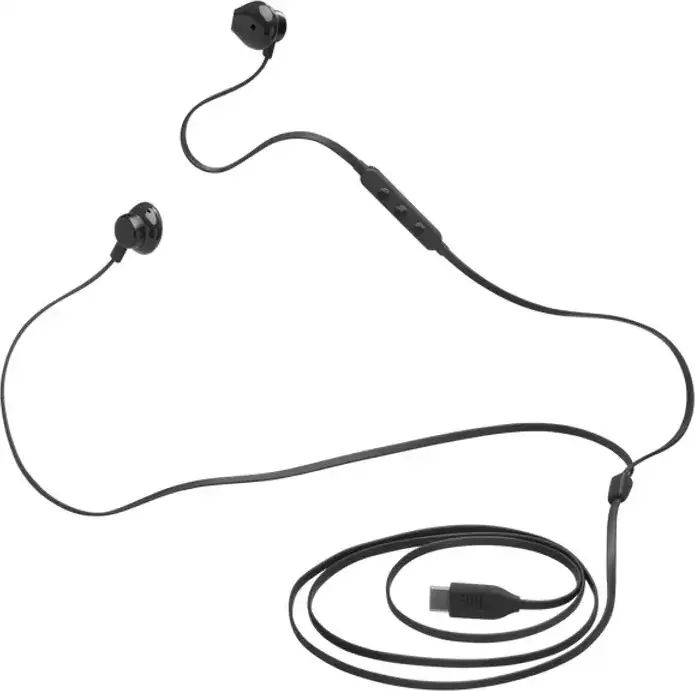 JBL Tune 305C, USB-C, in-ear slušalice, crne