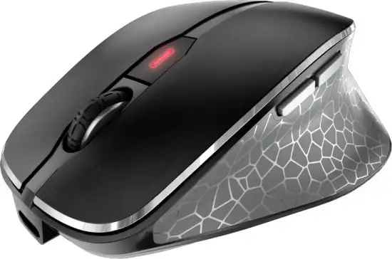 Cherry MW 8C Ergo bežični/BT optički miš, AES-128, USB, crni - Slika 2