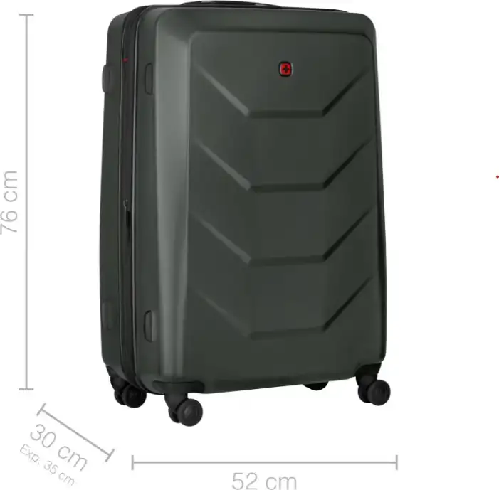 Wenger Prymo Large kofer, 93/107 L, dimenzije 76 x 52 x 30 cm, antracit - Slika 4