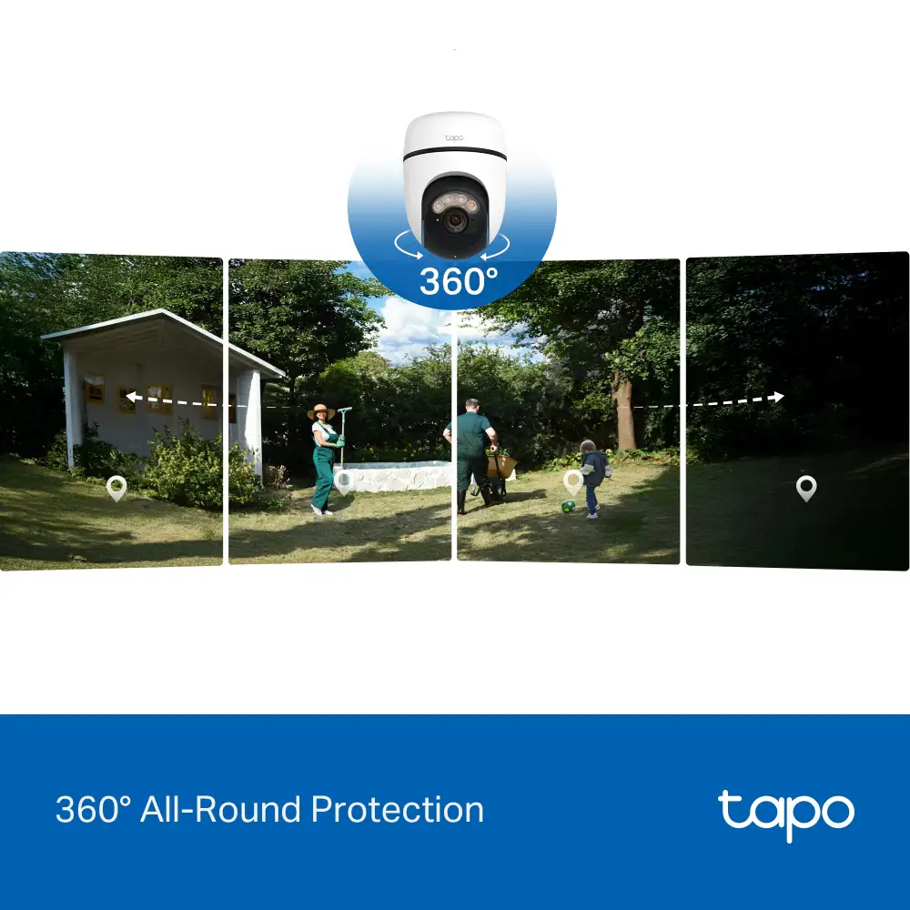 TP-Link Tapo C630 kamera + Tapo A201 Solar panel 3K 5MP, H.264, Color Night Vision, microSD, 2×Spotlights, dvosmjerni audio, detekcija pokreta, vodootporna IP65, Wi-Fi, Tapo app - Slika 3